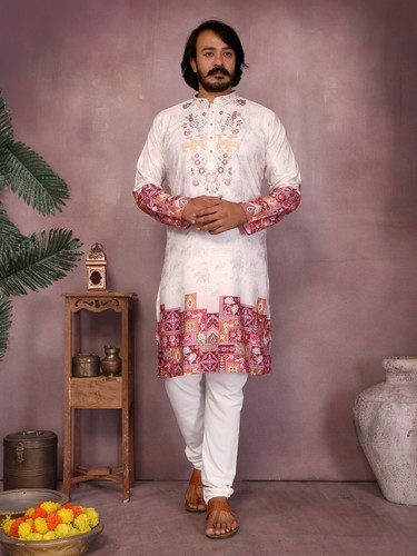 Ensemble kurta homme - ensemble, indien