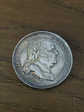 Jeton Argent Rond Louis XVIII