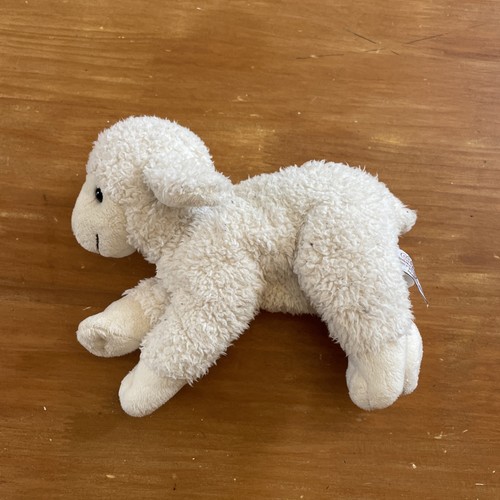 Doudou peluche mouton blanc