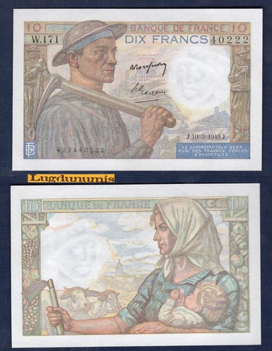 Francs mineur 3 - 10, 10/3/1949