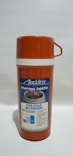 1984 Vintage Aladdin Thermos #840 Pint Cold Drink Thermo Bottle Made in USA RARE