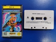 Winter Games - Vitrine Crystal Box Tape - version euro Spanish -  MSX