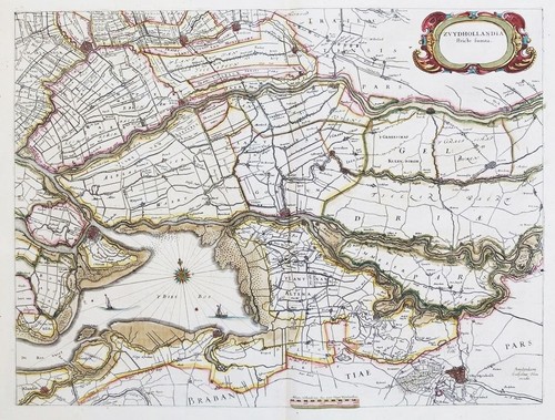 Carte zuid holland - de, zuid-holland