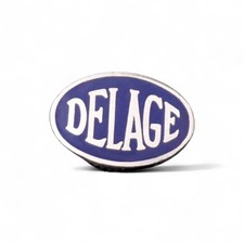 Insigne emaillee Delage – badge ancien automobile française – années 30/50 – ena