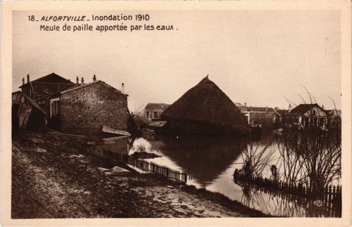 Cpa alfortville meule - cpa, de