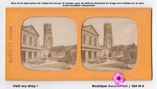 FRIBOURG, SUISSE, PLACE & CATHÉDRALE SAINT-NICOLAS, STÉRÉO JOUR-NUIT -W6