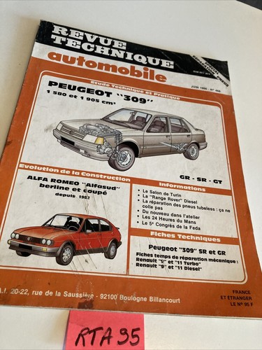 Peugeot 309 gt revue - gr, sr