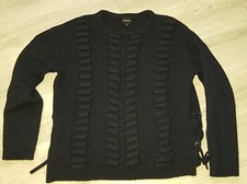 Joli pull BERENICE laine et cachemire. Col roulé.Comme neuf.Taille L 
