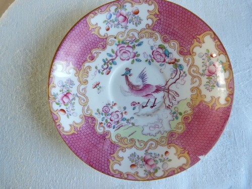Sous tasse porcelaine - , rose