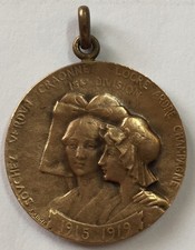 Médaille Militaire Française, Le Rhin français  1915/1919 - 154 ème division