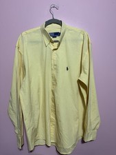 Chemise Ralph Lauren jaune taille 17 1/2 en très bon état