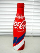 * COCA COLA® BOUTEILLE ALU PLEINE 2016 EURO  UEFA FRANCE 2016 250 ML