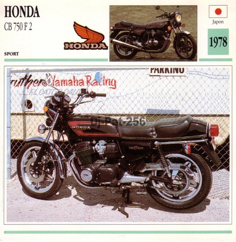 Fiche moto honda 750 four - fiche,
