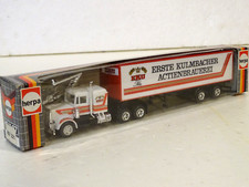HERPA 857221  CAMION SEMI-REMORQUE PUBLICITAIRE BIÈRE EKU EN BOITE    HO  N°55
