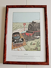 Tintin encadré Tiré à part