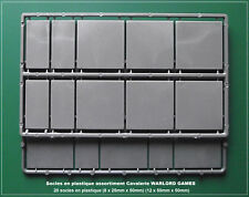 WARLORD GAMES Socles Wargame en plastique assortiment Cavalerie  