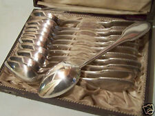 @ COFFRET 12 CUILLERS METAL ARGENTE ALFENIDE 84 GR HAUT GAMME DE CHEZ CHRISTOFLE