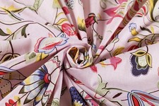 Tissu imprimé à la main