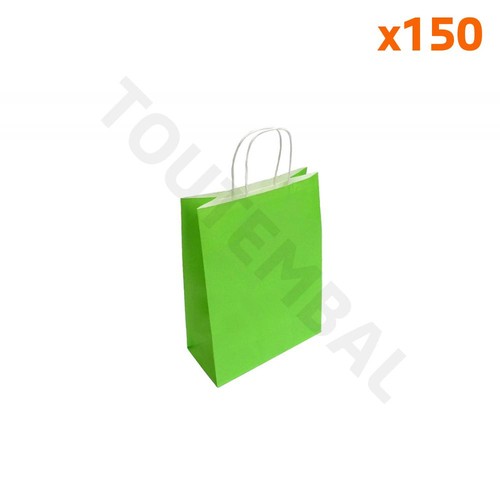 Sac kraft anses torsadées - kraft, à