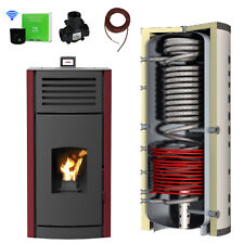 Granulés / Chaudière à Pellets 18 Kw Rouge Avec Hygiene-Pufferspeicher Chauffage