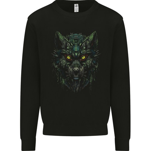Sweat capuche cyber - capuche, wolf