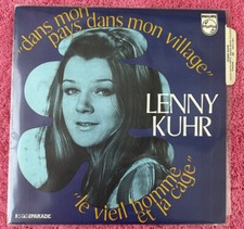Disque Vinyle 45 tours Lenny Kuhr Dans Mon Pays, Dans Mon Village  1970