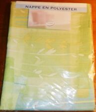 239 -NAPPE NYDEL RECTANGULAIRE-COLORIS VERT/BLEU-140X180 - POLYESTER