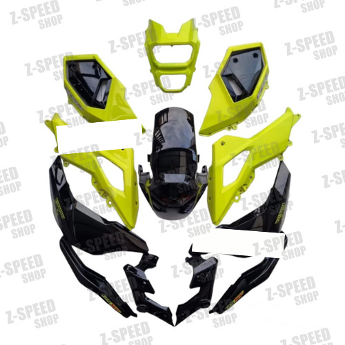 Panneau plastique jaune