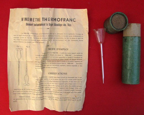 Vinometre ancien thermofranc - vinometre, /