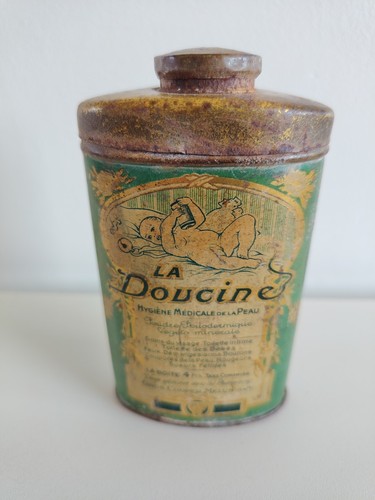 Ancienne boîte talc - ancienne,