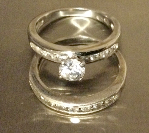 Lot argent massif bague - argent, 52