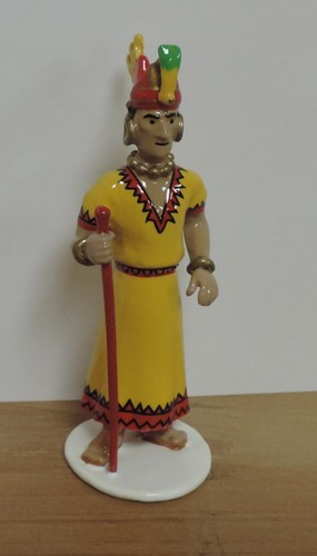 Tintin inca carte voeux - tintin, de