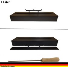 1 litre bio éthanol brûleur  noir  pour l'éthanol et gel des cheminées Caminetti