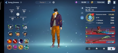 Compte solo leveling arise - solo,