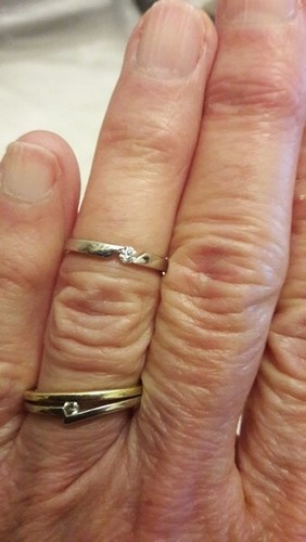 Bague blanc diamant marc - et,