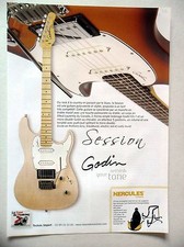 PUBLICITE-ADVERTISING :  Guitare GODIN Session  12/2010