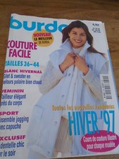 MAGAZINE BURDA COUTURE FACILE TOUTES LES NOUVELLES TENDANCES HIVER 1997