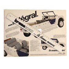 Citroën feuillet méhari azur - feuillet,