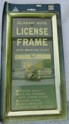 Care classic license plate - k,