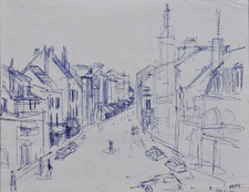 Rostislas Loukine (1904-1988) - ami de Nicolas de Staël (21) - encre