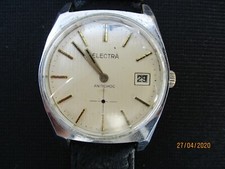Montre Electra mecanique bracelet buffle nautic montre vintage watch 