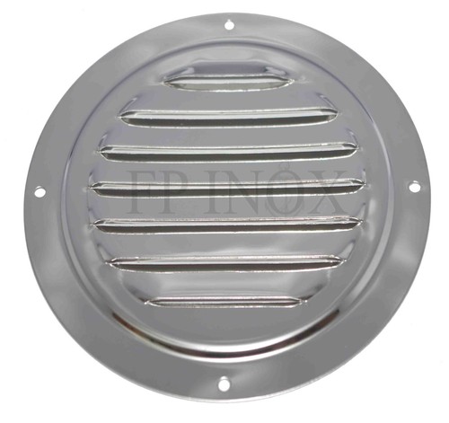 Grille inox ronde 128 mm - ronde,