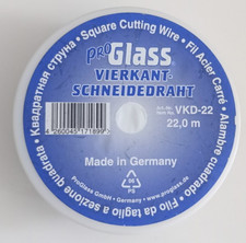 Fil Acier Carré Corde à piano  0.6mm 22m découpe joint pare brise PROGLASS