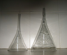 Lot 2 Entonnoir en Verre