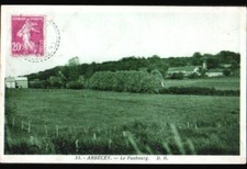 ARBECEY (70) VILLAS & CORPS de FERME / Oblitération postale perlée en 1935