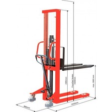 Gerbeur hydraulique manuel 1T