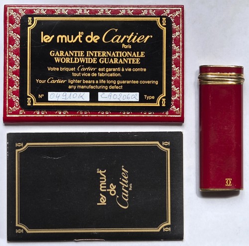 Briquet cartier vintage - cartier, 1982
