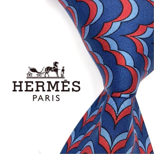 Cravate hermes bleue - hermes,