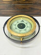 Boussole à binnacle en laiton Cassens & Plath décor nautique artisanat allemand