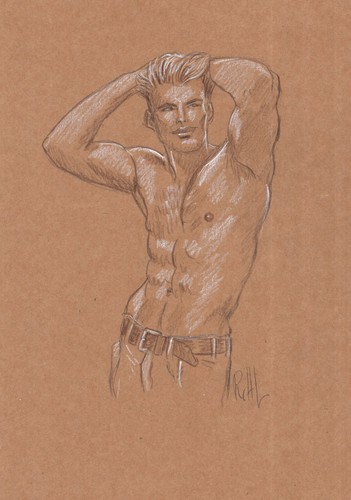 Nude dessin original - dessin,
